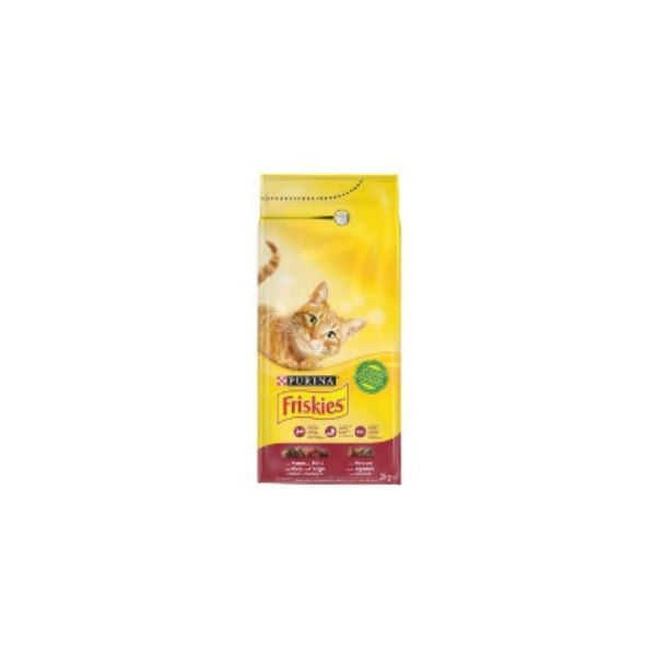 3010470159068 FRISKIES CAT DRY 2KG BEEF & CHICKEN BBD 08/26 ( 1 X 6 ) - Image 1