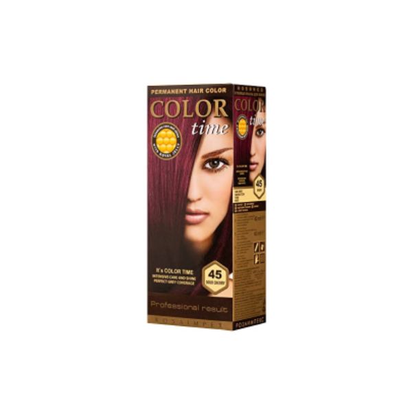 3800010502542 COLOR TIME HAIR DYE N.45 SOUR CHERRY ( 1 X 20 ) - Image 1