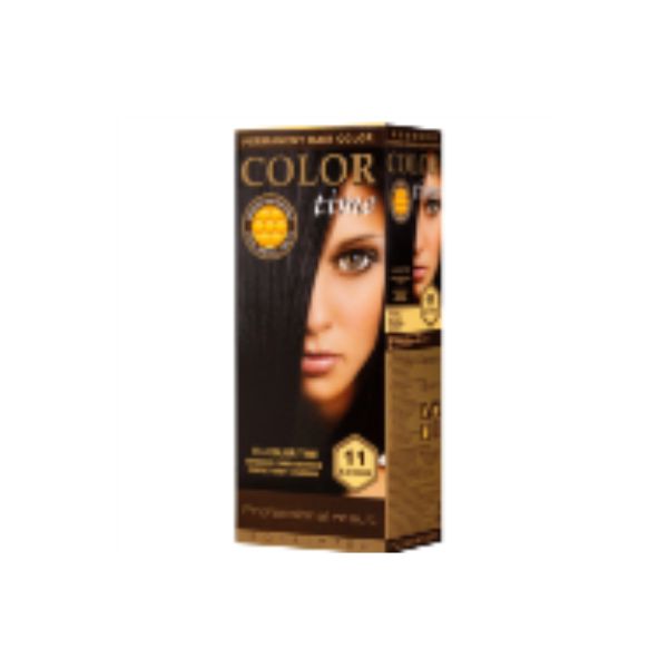 3800010502870 COLOR TIME HAIR DYE N.11 BLUE BLACK ( 1 X 20 ) - Image 1