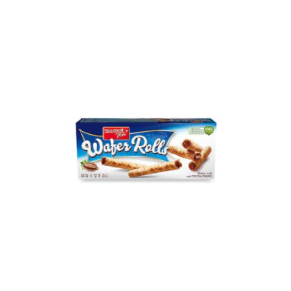 3800065783170 SWEET PLUS WAFER ROLLS 130GR COCOA FILLING BBD 27/06/26 ( 1 X 24 ) - Image 1