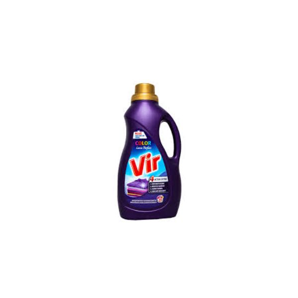 3800069404590 VIR LIQUID DETERGENTS 1.1LT 20SCOOPS COLOR LUXUS PARFUM /PURPLE ( 1 X 8 ) - Image 1