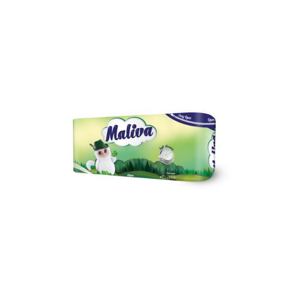 3800090304012 MALIVA TOILET ROLLS 3PLY ALPINE 8PACK GREEN ( 1 X 7 ) - Image 1