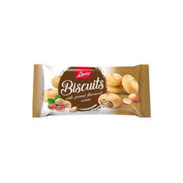 3800201510134 DAISY BISCUITS 112GR WITH PEANUT CREAM BBD 03/09/26 ( 1 X 21 ) - Image 1