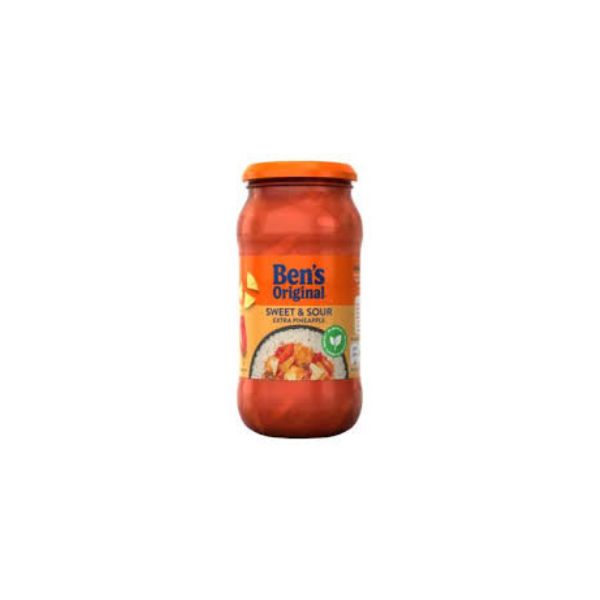 4002359014802 BENS SWEET & SOUR SAUCE 450GR EXTRA PINEAPPLE BBD 10/12/26 ( 1 X 6 ) - Image 1