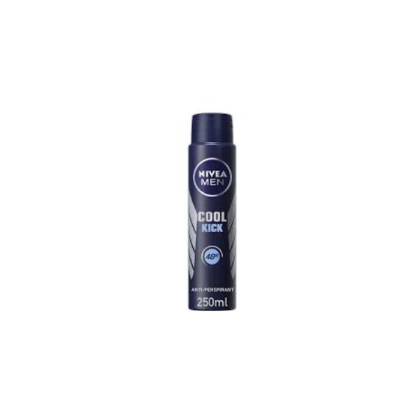 4005808298174 NIVEA SPRAY 250ML MEN COOL KICK ( 1 X 6 ) - Image 1
