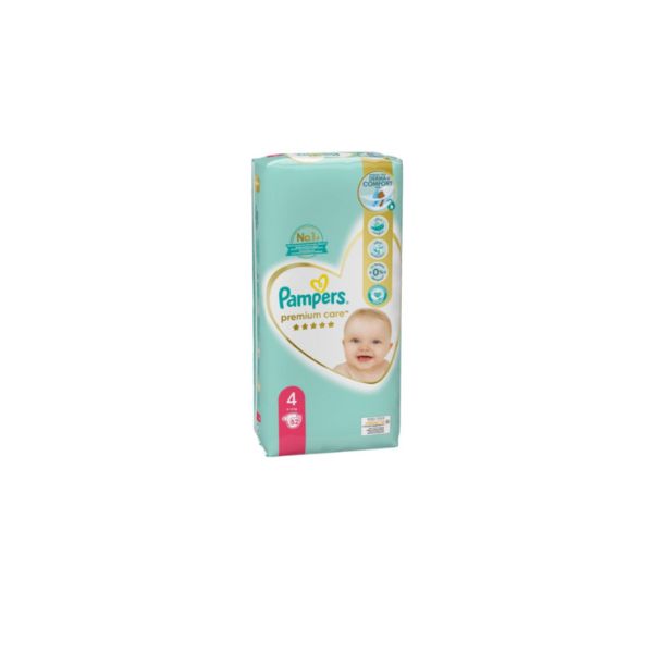 4015400278818 PAMPERS PREMIUM CARE NO4 JUMBO 52S ( 1 X 2 ) - Image 1