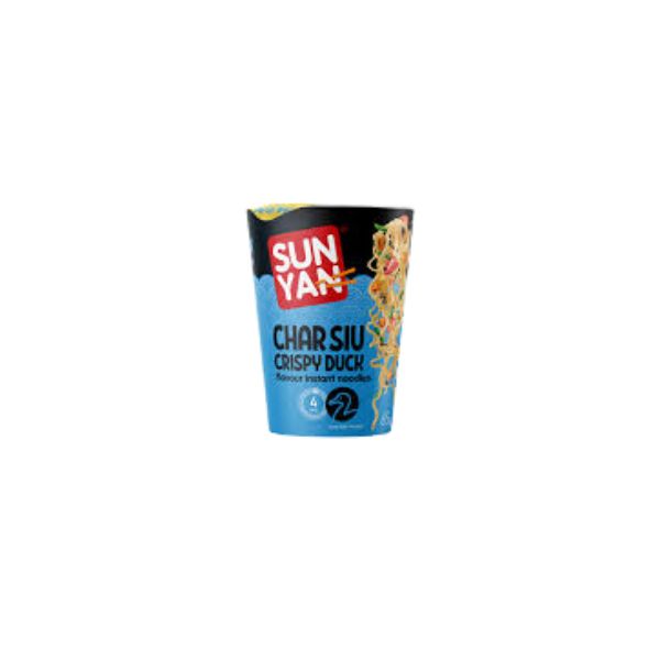 4770107252843 SUN YAN NOODLES 65GR CRISPY DUCK BBD 12/2025 ( 1 X 8 ) - Image 1