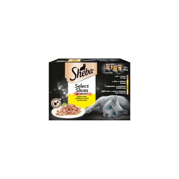 4770608259273 SHEBA POUCHES 12X85GR POULTRY IN SAUSE BBD 09/08/26 ( 1 X 4 ) - Image 1