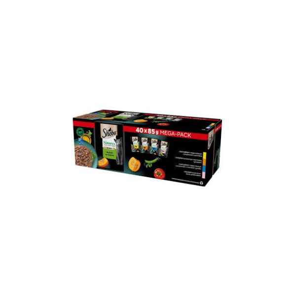 4770608263522 SHEBA POUCHES 40X85GR MEGA PACK NATURE'S COLLECTION IN SAUCE BBD 06/09/26 ( 1 X 1 ) - Image 1