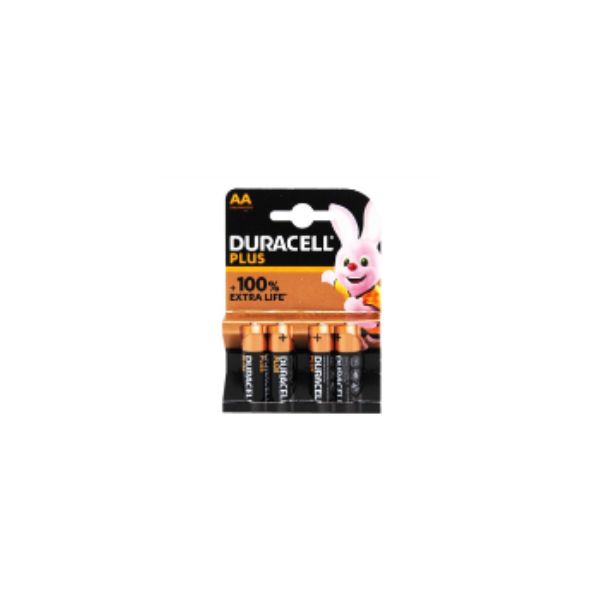 5000394140851 DURACELL PLUS AA 4PACK ( 1 X 20 ) - Image 1