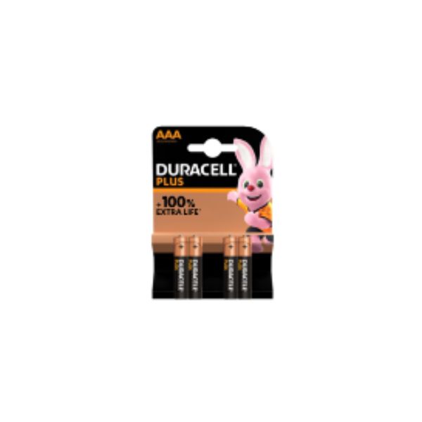 5000394141117 DURACELL PLUS AAA 4PACK ( 1 X 10 ) - Image 1
