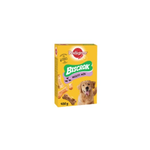 5010394133852 PEDIGREE BISCUITS 500GR BISCROK MULTI MIX BBD 26/01/27 ( 1 X 12 ) - Image 1
