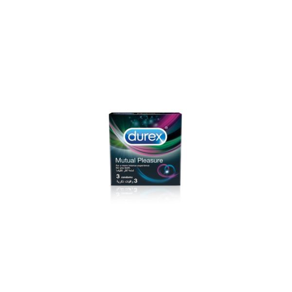 5052197003789 DUREX 3S MUTUAL PLEASURE BLACK BBD 31/01/26 ( 1 X 12 ) - Image 1