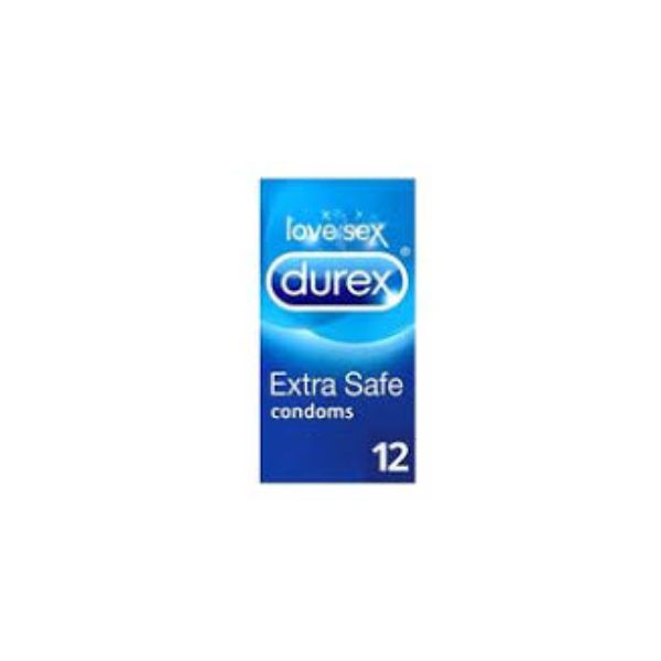 5052197045215 DUREX 12S EXTRA SAFE BBD 12/26 BLUE ( 1 X 4 ) - Image 1