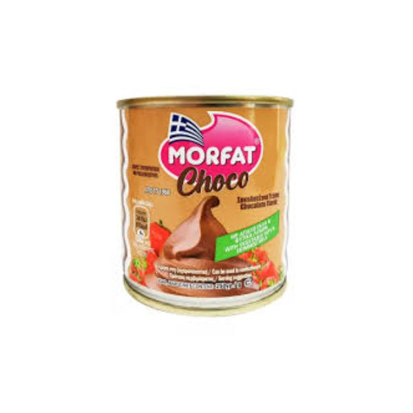 5060619870031 MORFAT CREAMY CHOCOLATE TIN 250GR BBD 30/05/26 ( 1 X 48 ) - Image 1