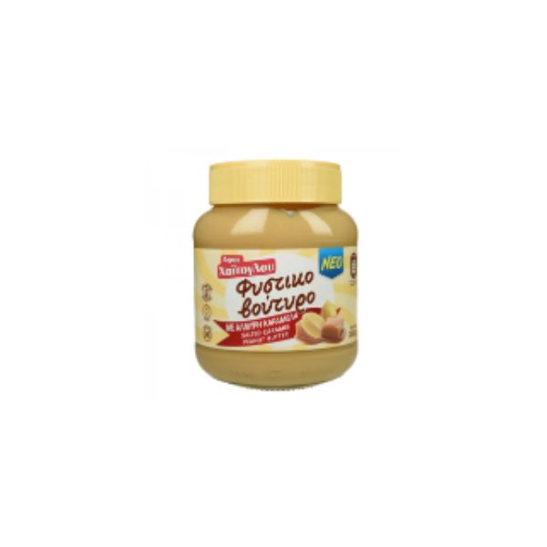 5201049404179 XAITOGLOU PEANUT BUTTER 350GR SALTED CARAMEL YELLOW BBD 11/12/26 ( 1 X 12 ) - Image 1