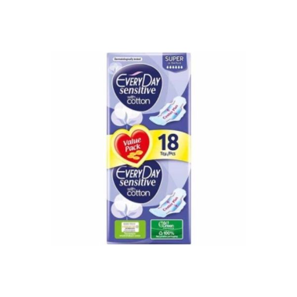 5201263006142 EVERYDAY DUO SUPER FRESH ULTRA PLUS 18s (1 X 24) - Image 1