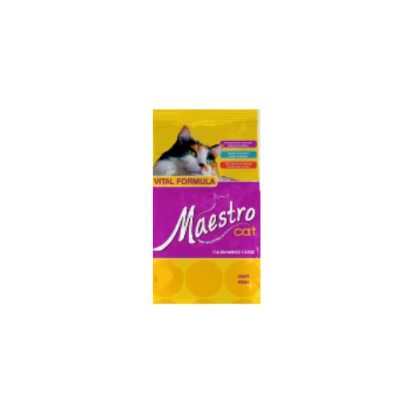 5202546009140 MAESTRO CAT FOOD 2KG FISH BBD 23/09/26 ( 1 X 8 ) - Image 1
