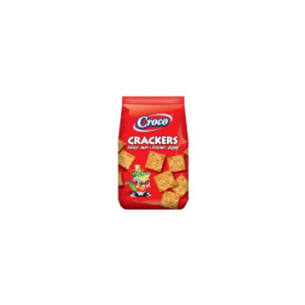 5941194000979 CROCO CRACKERS WITH SESAME 100GR BBD 26/05/26 ( 1 X 12 ) - Image 1