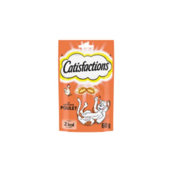 5998749117774 CATISFACTIONS 60GR CHICKEN BBD 02/02/27 ORANGE ( 1 X 6 ) - Image 1