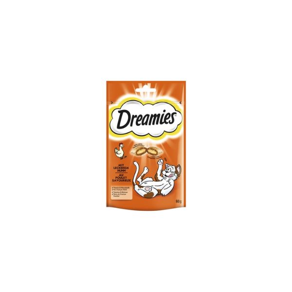 5998749130834 DREAMIES TREATS 60GR CHICKEN BBD 20/12/26 ( 1 X 6 ) - Image 1