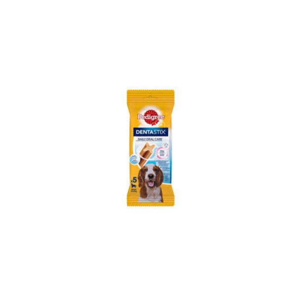 5998749144534 PEDIGREE DENTASTIX MEDIUM 5PACK BBD 05/02/27 ( 1 X 14 ) - Image 1