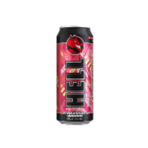 5999571054718 HELL 500ML ENERGY DRINK STRAWBERRY-BANANA BBD 11/10/26 ( 1 X 12 ) - Image 1