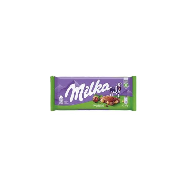 7622202264115 MILKA WHOLE HAZELNUT 95GR BBD 15/05/26 ( 1 X 17 ) - Image 1