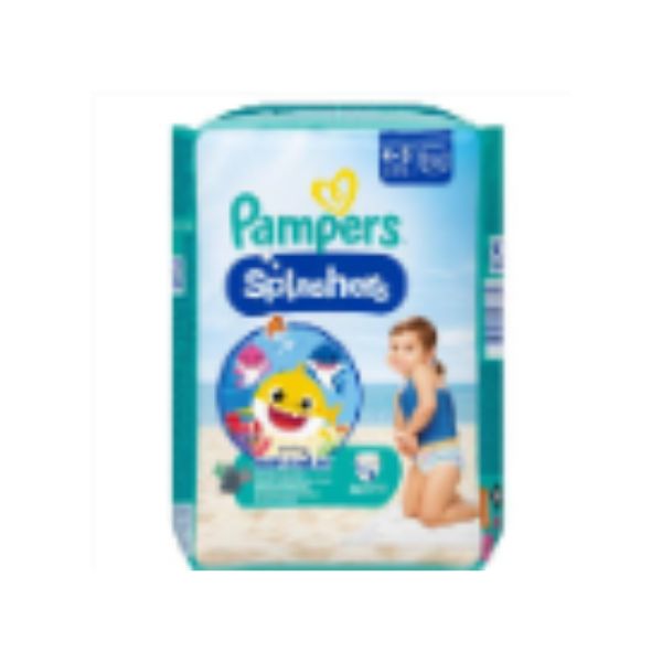8001090698384 PAMPERS SWIM DIAPERS 11PCS SIZE 4 SPLASHERS ( 9-15KG ) BABY SHARK ( 1 X 8 ) - Image 1