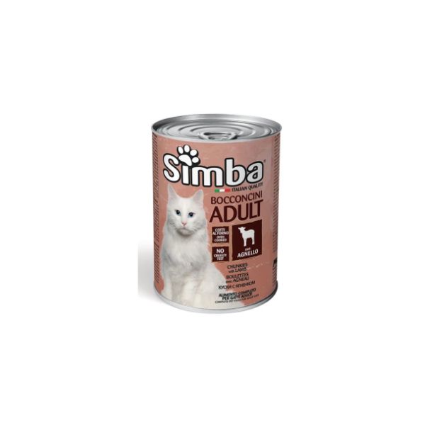 8009470009546 SIMBA CAT TIN 415GR ANGELLO/LAMB BBD 05/08/29 ( 1 X 24 ) - Image 1