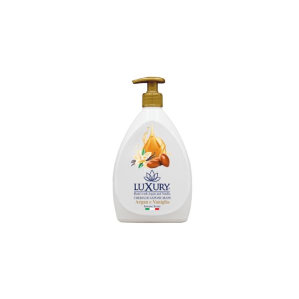 8033447586570 LUXURY HAND WASH 750ML ARGAN E VANIGLIA ( 1 X 12 ) - Image 1