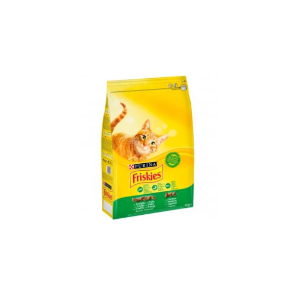 8410168399939 FRISKIES CAT DRY 4KG RABBIT BBD 09/26 ( 1 X 4 ) - Image 1