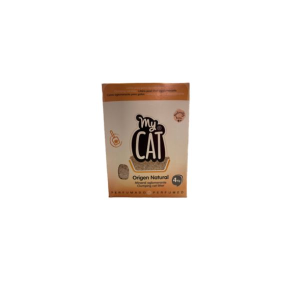 8412239000744 MY CAT BENTONITE COMPACT 4KG ORANGE ( 1 X 4 ) - Image 1