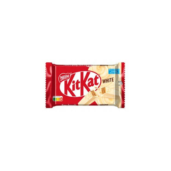 8445290552174 KIT KAT 4 FINGER WHITE 41.5GR BBD 11/25 ( 1 X 24 ) - Image 1