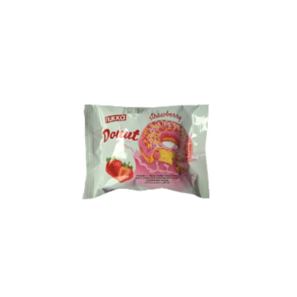 8693029705012 NUKKA DONUT STRAWBERRY 40GR BBD 26/09/25 ( 1 X 24 ) - Image 1