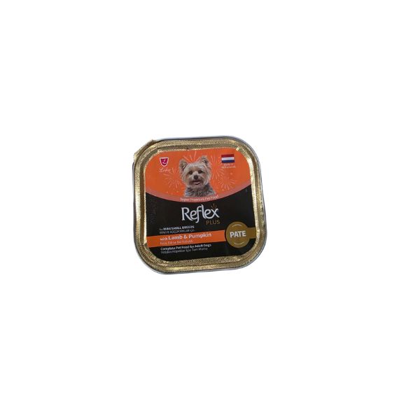 8698994032780 REFLEX PLUS DOG FOIL 85GR LAMB & PUMPKIN BBD10.02.26 ( 1 X 16 ) - Image 1