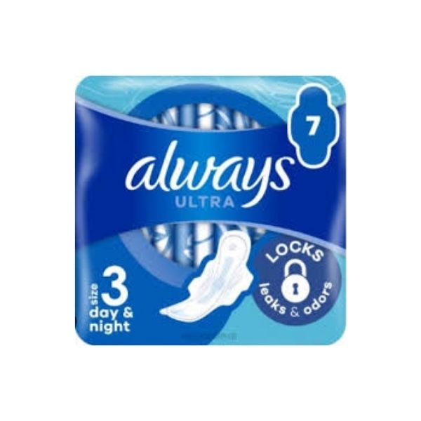 8700216065955 ALWAYS ULTRA DAY & NIGHT 7S MONI BLUE ( 1 X 24 ) - Image 1