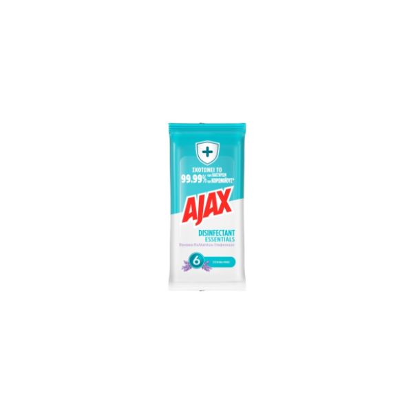 8718951487031 AJAX WIPES 50S DISINFECTANT ESSENTIALS LEVANDA ( 1 X 12 ) - Image 1
