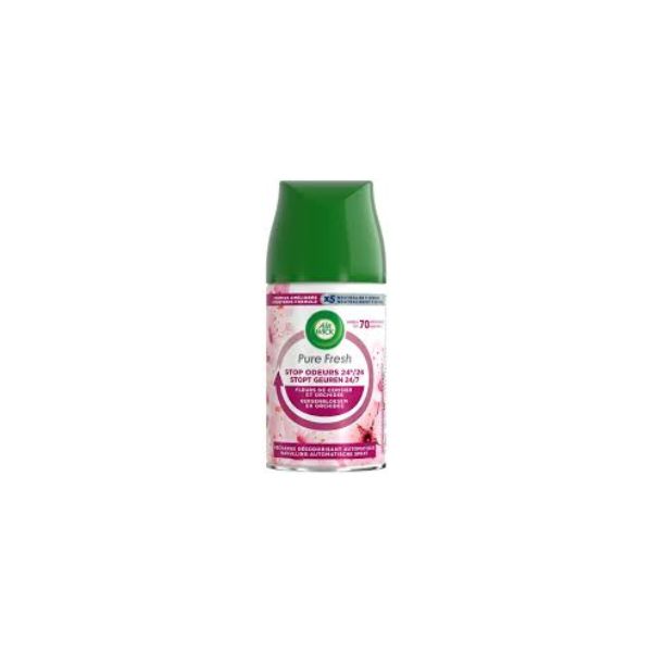 8720065000938 AIRWICK REFILL 250ML PURE FRESH CHERRY BLOSSOM & ORCHIDEA ( 1 X 4 ) - Image 1