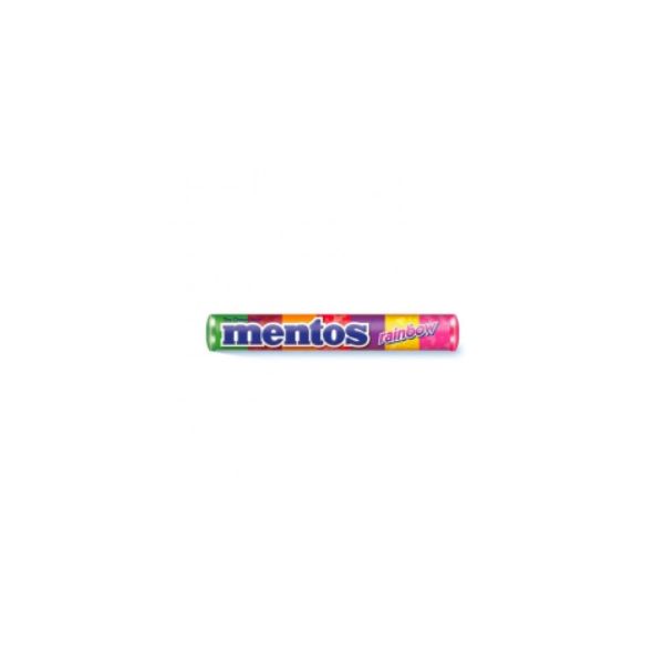 87345292 MENTOS CANDY 37.5GR RAINBOW BBD 10/26 ( 1 X 40 ) - Image 1