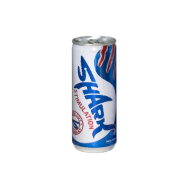 8851123229494 SHARK 250ML ENERGY DRINK STIMULATION BBD 07/07/26 ( 1 X 24 ) - Image 1