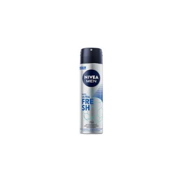 9005800379227 NIVEA SPRAY 150ML MEN ULTRA FRESH ( 1 X 6 ) - Image 1