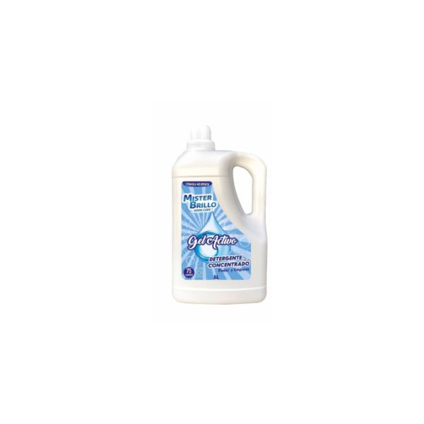 9802389006052 MISTER BRILLO LIQUID DETERGENT 5L GEL ACTIVE 75WASHES ( 1 X 3 ) - Image 1