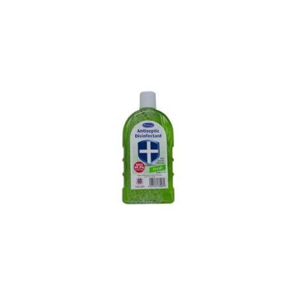 5025416330089 DR JOHNSON ANTISEPTIC LIQUID FRESH 500ML GREEN ( 1 X 12 ) - Image 1