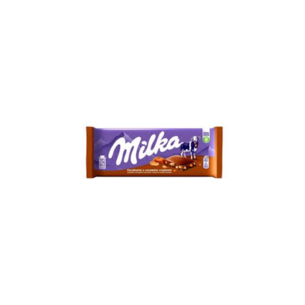 7622210999160 MILKA PEANUT CRISPY CARAMEL 90GR BBD 15/07/26 ( 1 X 24 ) - Image 1