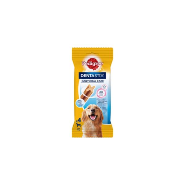 5998749144503 PEDIGREE DENTASTIX 154GR LARGE 4PACK BBD 13/06/25 ( 1 X 14 ) - Image 1