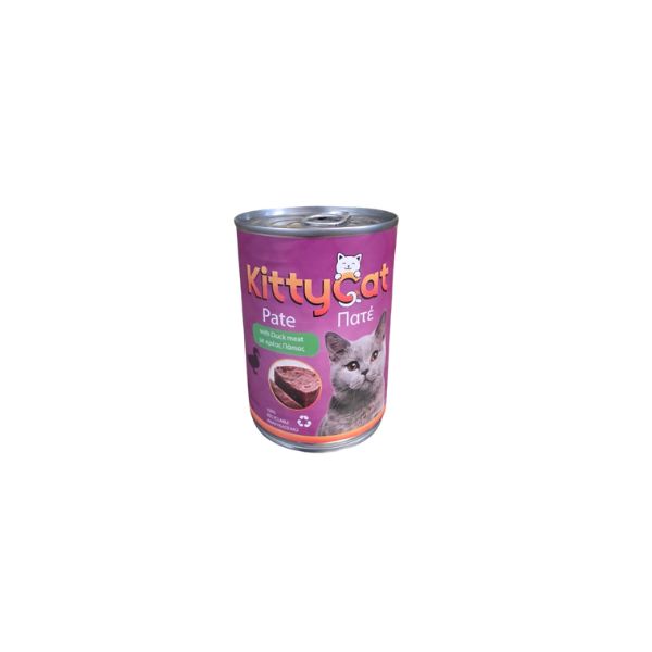 5298004520029 KITTYCAT TIN 400GR PATE WITH DUCK BBD 02/12/25 ( 1 X 24 ) - Image 1