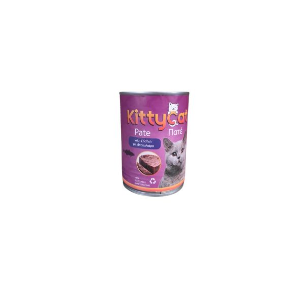 5298004520036 KITTYCAT TIN 400GR PATE CODFISH BBD 02/12/25 ( 1 X 24 ) - Image 1