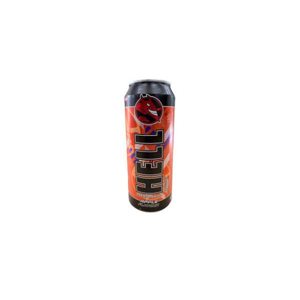 5999885746576 HELL 500ML ENERGY DRINK APPLE BBD 14/08/26 ( 1 X 12 ) - Image 1