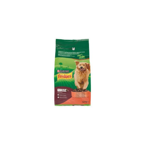 7613287220110 FRISKIES DOG DRY 1.5KG NUTRI SOFT BEEF BBD 05/26 ( 1 X 6 ) - Image 1